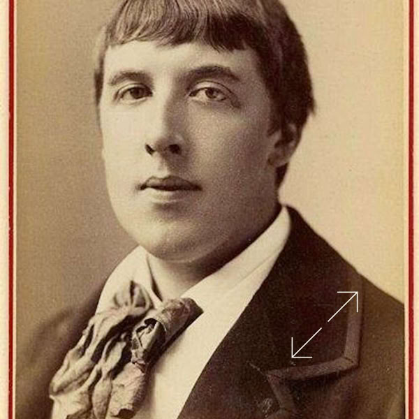 Oscar Wilde 1883 short hair by Sarony