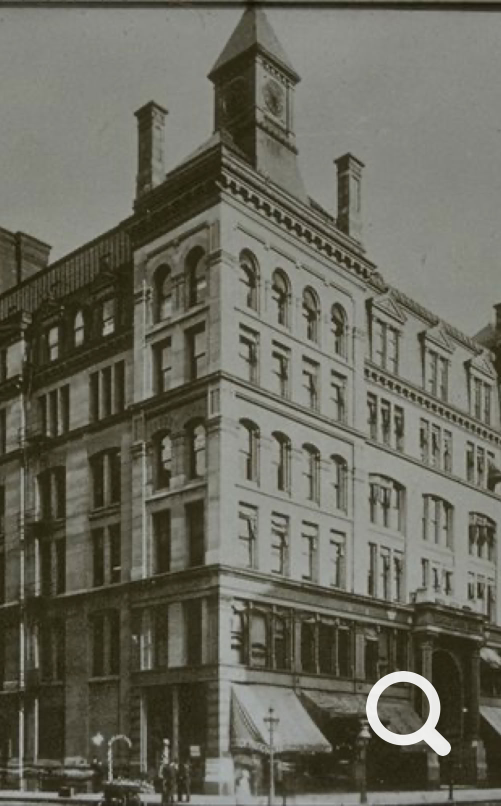 Central Music-Hall SE corner of State and Randolph Streets, Chicago, IL. Oscar Wilde lecture 1882