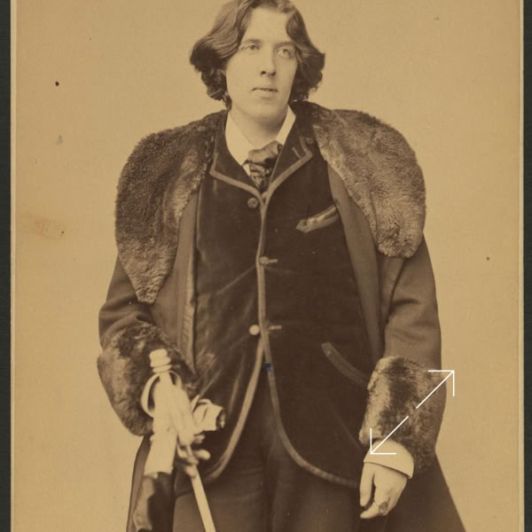 Oscar Wilde 1882 Number 20 by Sarony