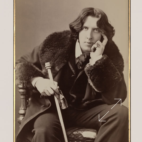 Oscar Wilde 1882 Number 22 by Sarony