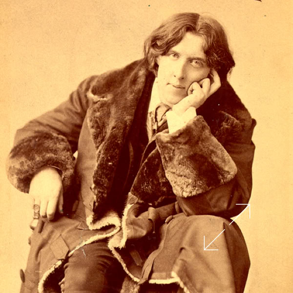 Oscar Wilde 1882 Number 9B by Sarony without book